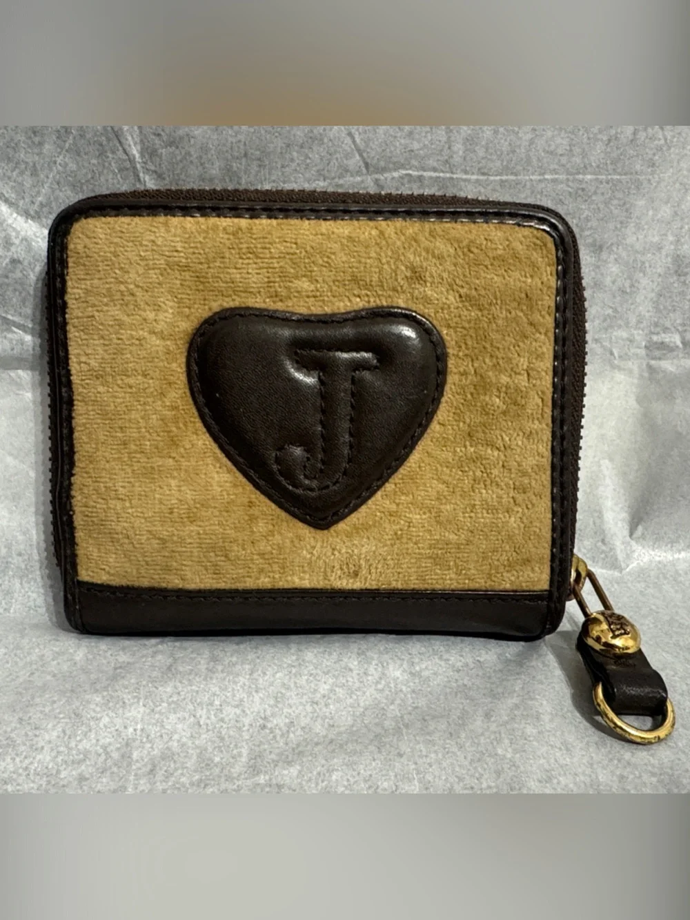 Juicy Couture Y2K Velour Zip Around Wallet